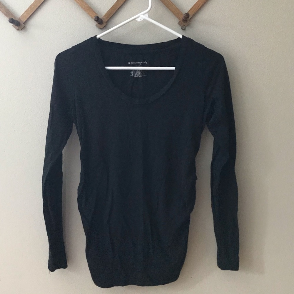 4/$20🖤 Black long sleeve maternity shirt